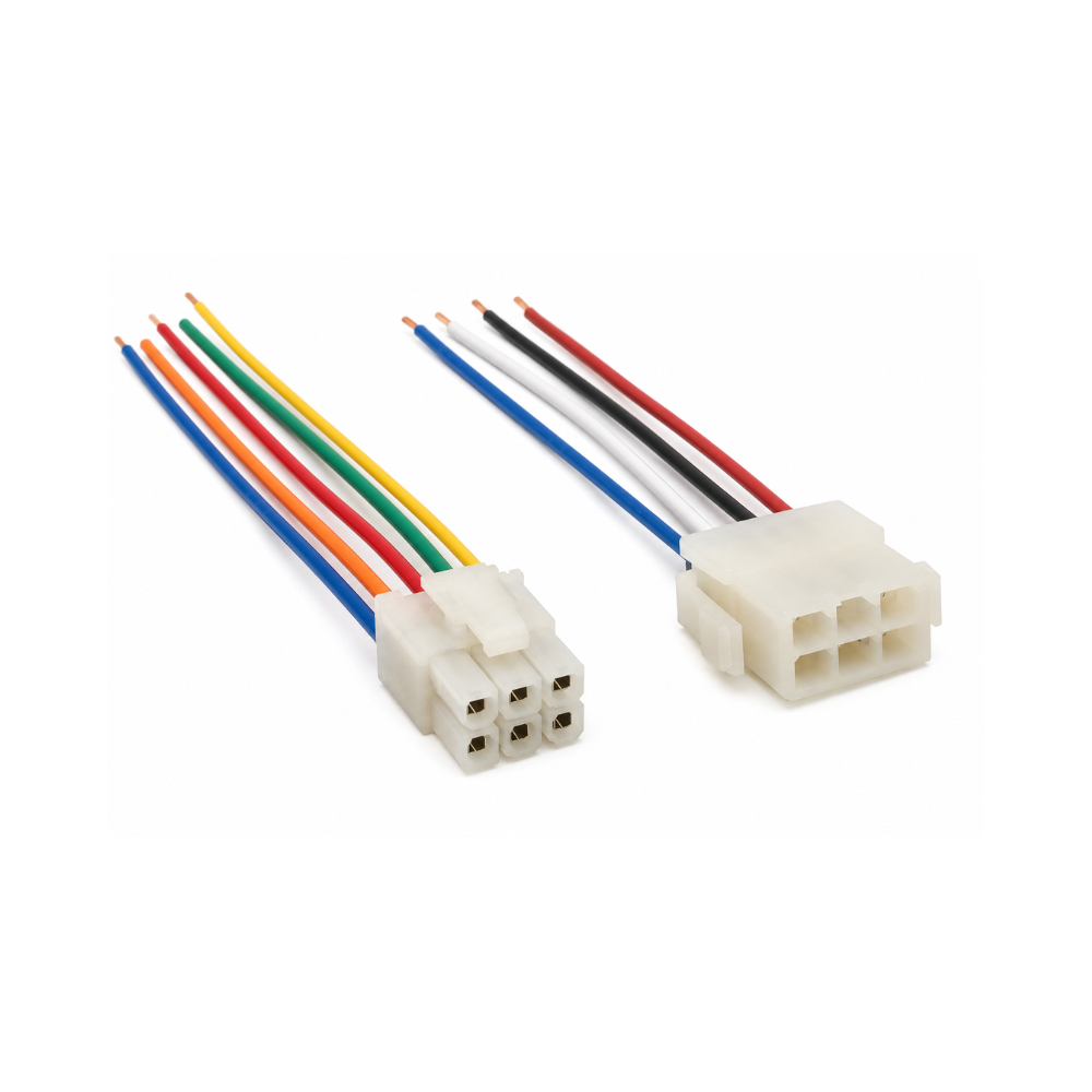 ETE5826/06CHI - CONECTOR POLO MINI FIT 6 VIAS